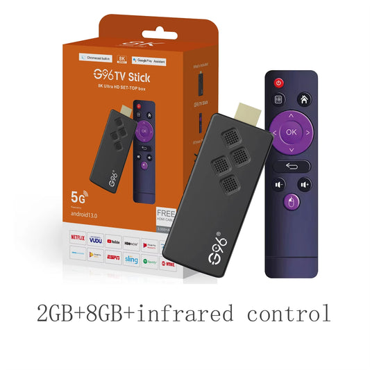 G96 Q2 TV Stick 4K Android 13.0 with Google Assistan