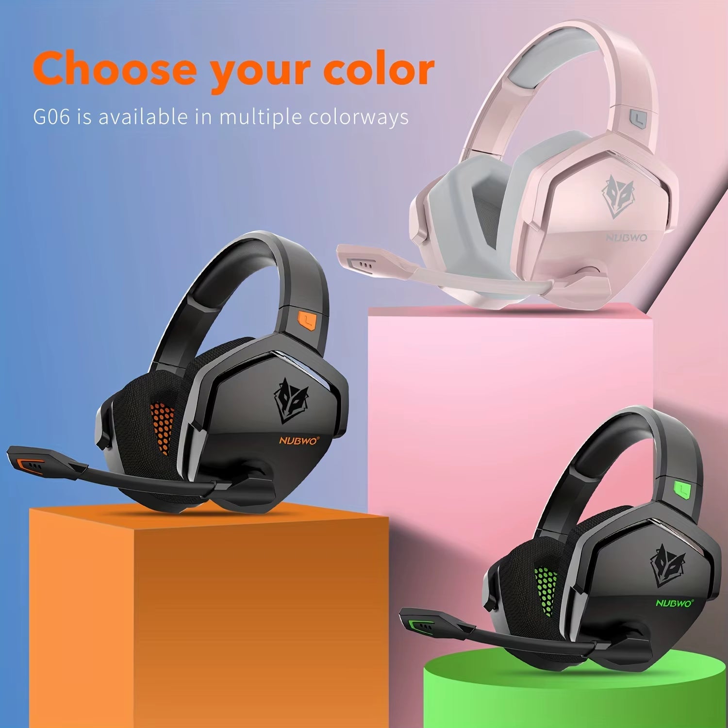 NUBWO G06 Wireless Gaming Headset