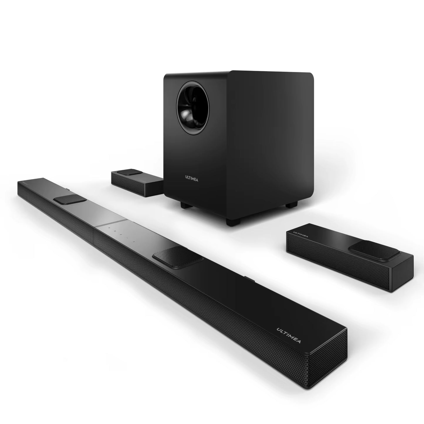 7.1.4 Soundbar with Dolby Atmos, 8" Wireless Subwoofers, Home Theater Surround Sound System Speakers, Sound Bar for TV