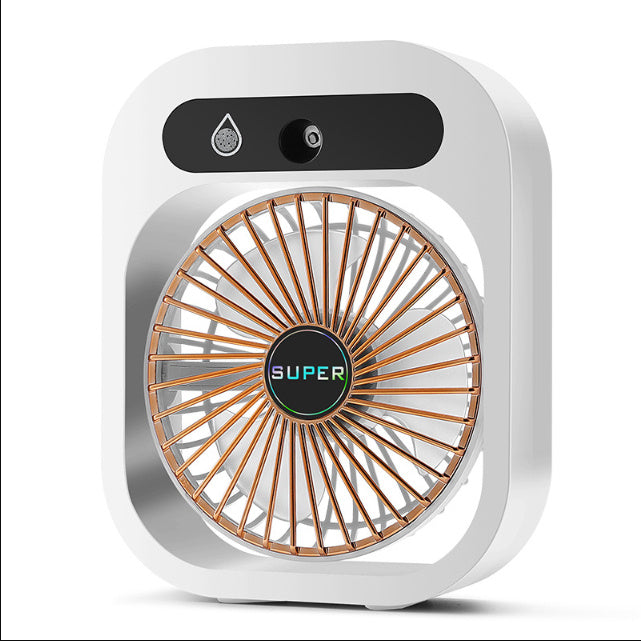 Portable USB Rechargeable Misting Fan – 3-Speed Air Cooler & Humidifier for Ultimate Cooling