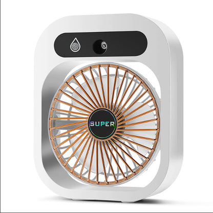 Portable USB Rechargeable Misting Fan – 3-Speed Air Cooler & Humidifier for Ultimate Cooling