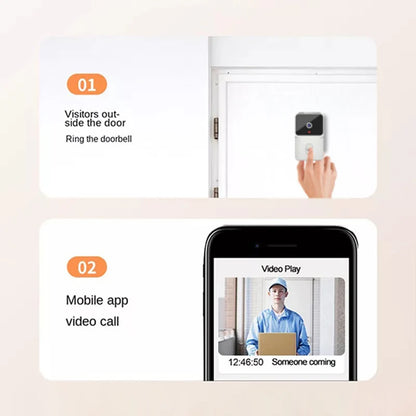 Tuya WiFi Video Doorbell Wireless HD Camera Two-Way