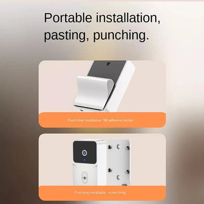 Tuya WiFi Video Doorbell Wireless HD Camera Two-Way