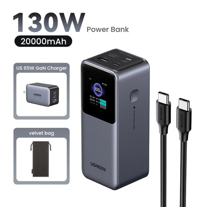 Nexode 130W 20000mAh PD Power Bank, Fast Charging