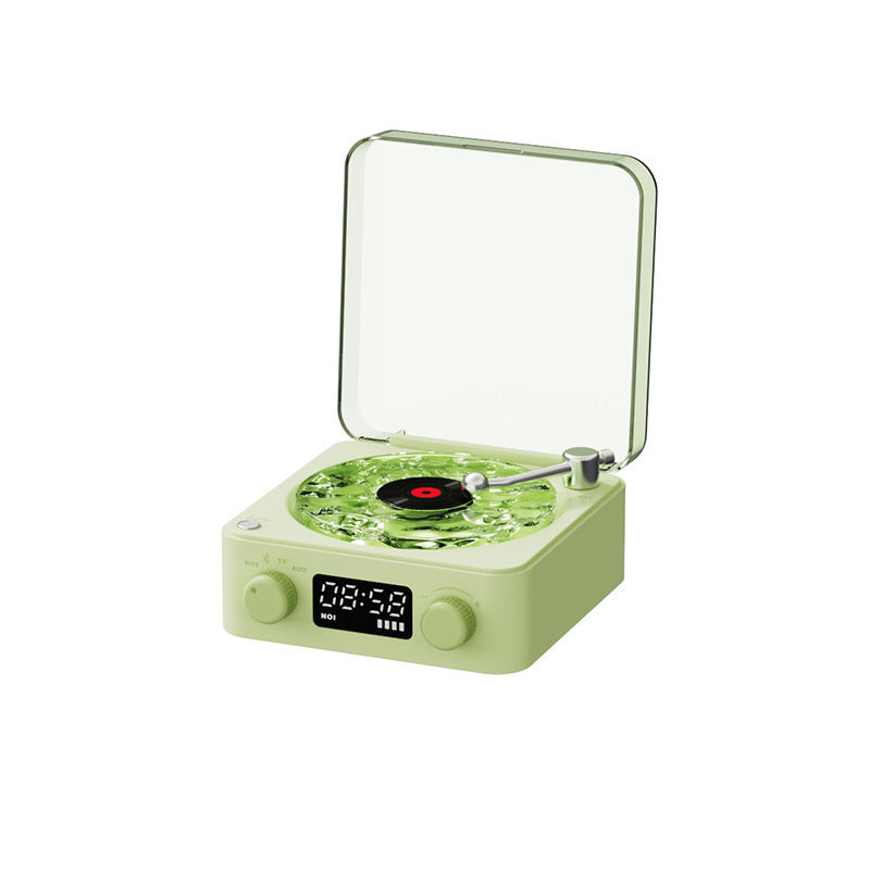 Retro Turntable Speaker – Bluetooth 5.0 Vinyl Player with RGB