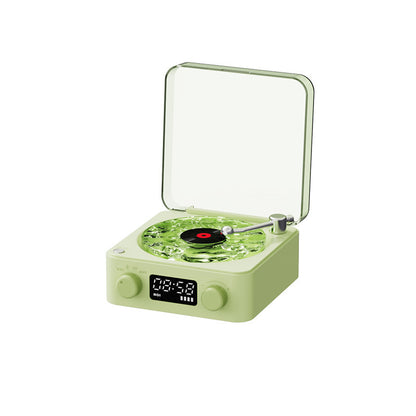 Retro Turntable Speaker – Bluetooth 5.0 Vinyl Player with RGB